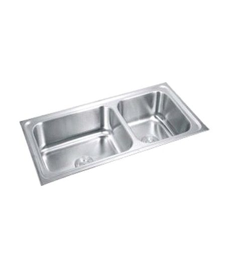 Stainless Steel Kitchen sink 40x20 with Bowl size 20x16 & 14x16