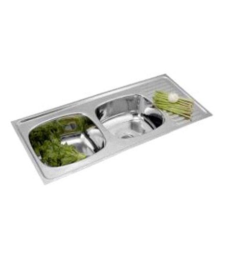 Stainless Steel Kitchen sink 48x20 with Bowl size 15 1/2 x 13 1/2